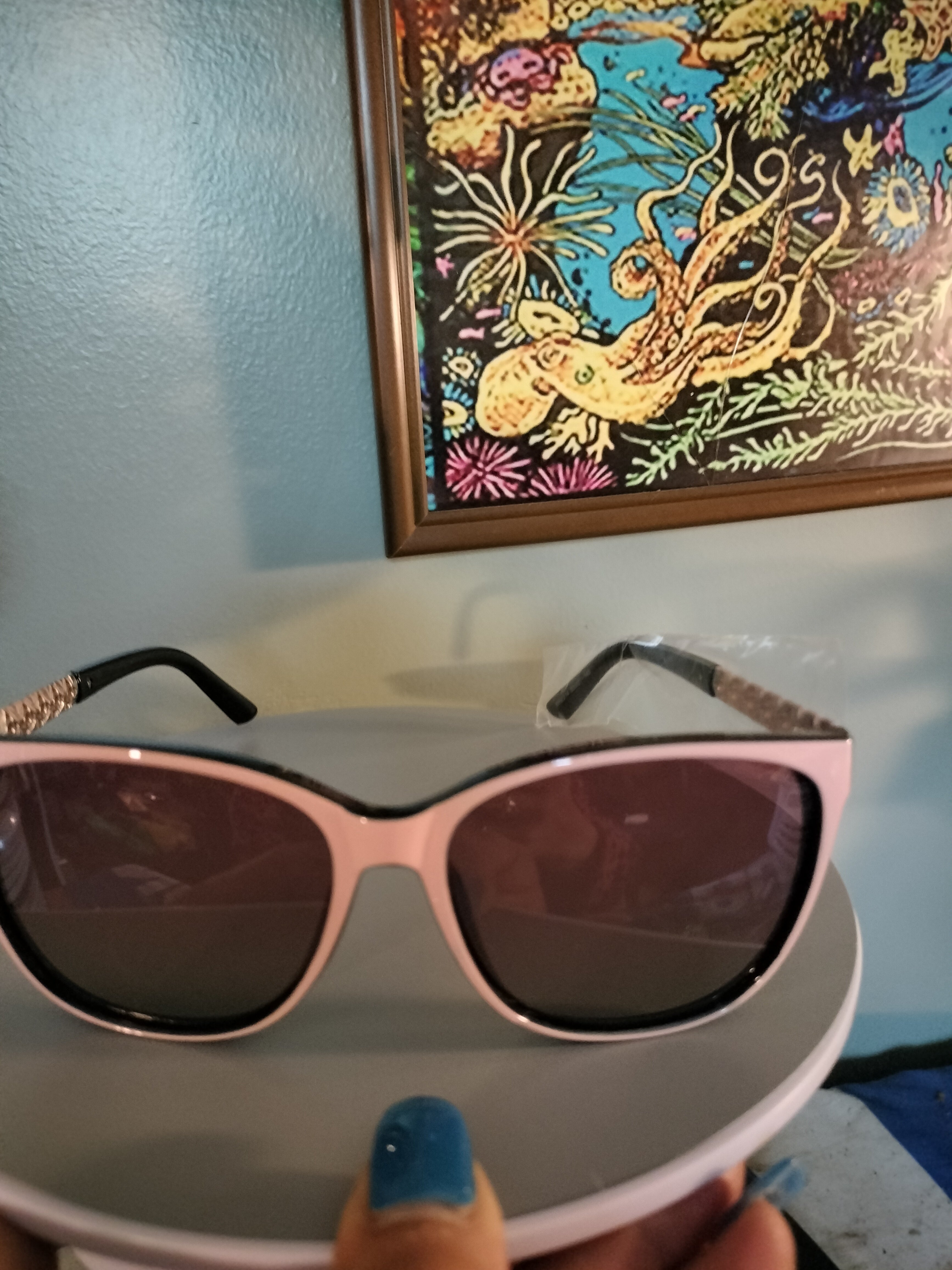 Tortoise Shell pattern Flat Top-unisex. Polarized lens- Sunglasses
