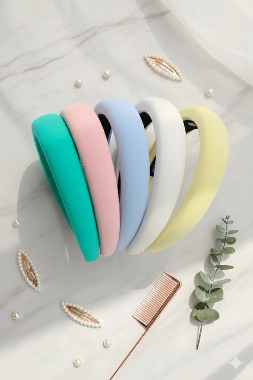 Solid Wide Polyester Spa & Style Headband Trendsi