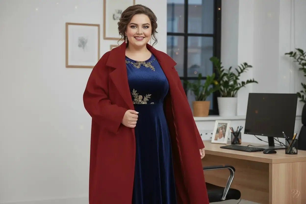 Casual Long Woolen Coat – Warm, Stylish & Made to Empower Dias Dazzling Discoveries