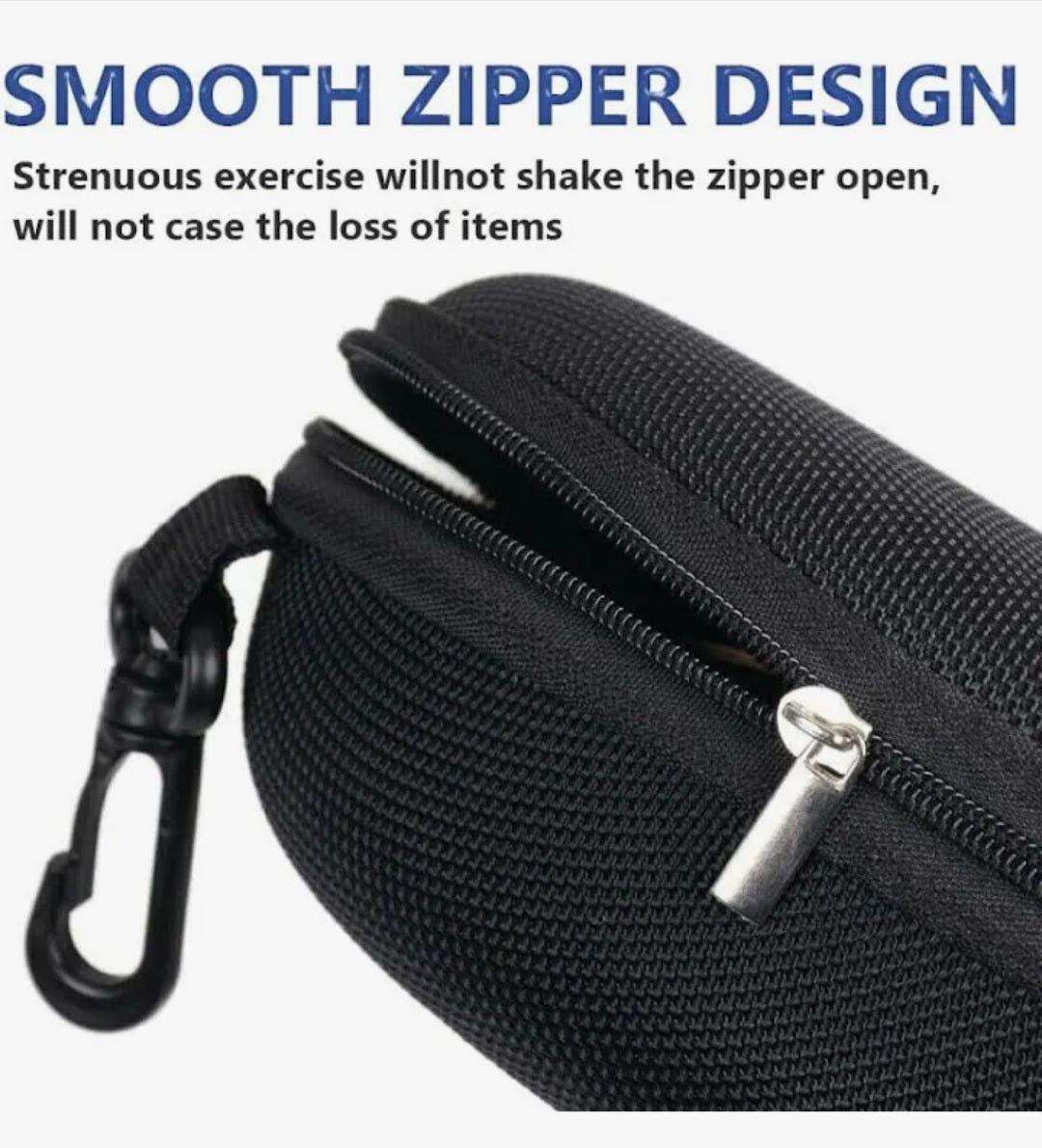 Heavy-Duty Zippered Sunglasses Case-The Dazzling Guard
