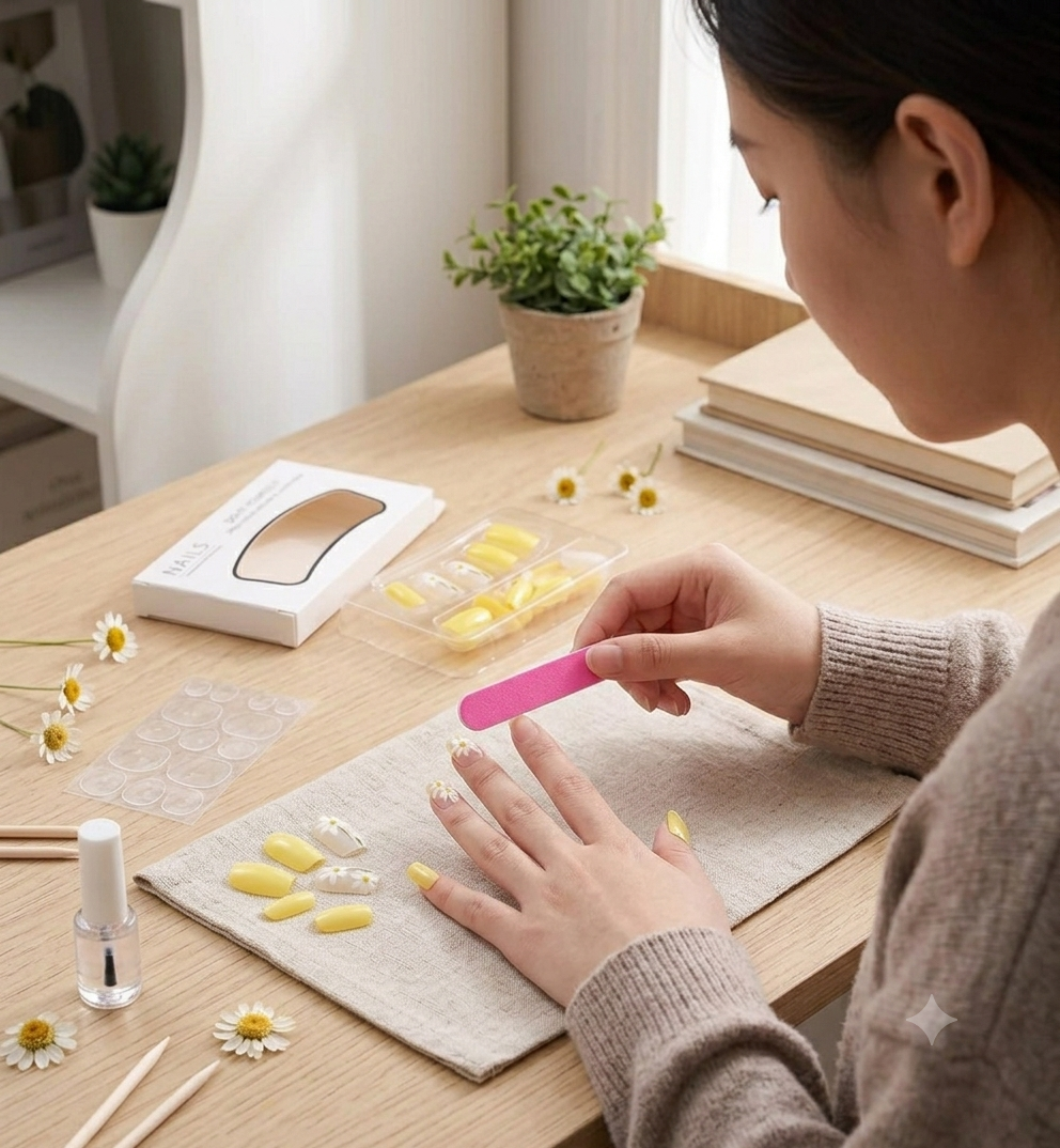 Square Press-On Nails – Trendy Multi-Design Manicure Sets Square Press-On Nails – Trendy Multi-Design Manicure Sets