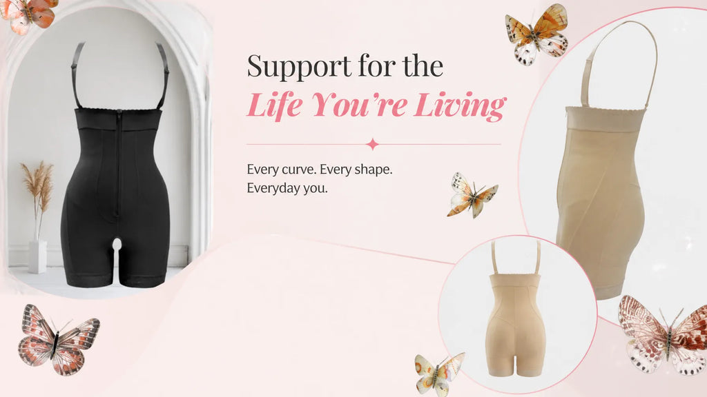 Shapewear Curve Confidence Zip‑Up Under‑Bust Shaping Bodysuit Curve Confidence Zip‑Up Under‑Bust Shaping Bodysuit - Dias Dazzling 
