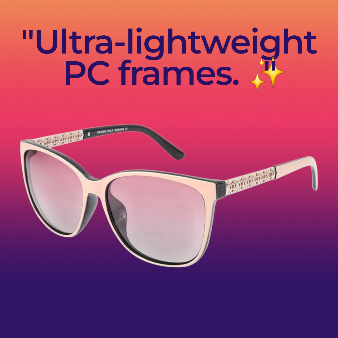 Womens Ombre Lense-Square Sunglasses Trendy Casual Fashion