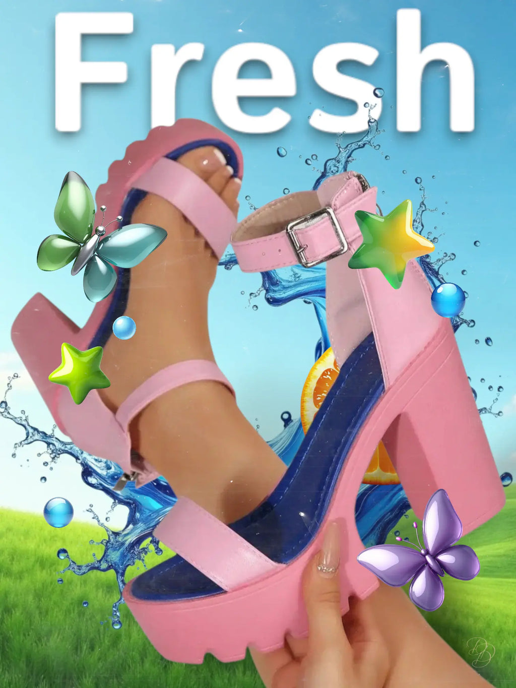 Chunky Platform Ankle Strap Sandals Trendsi