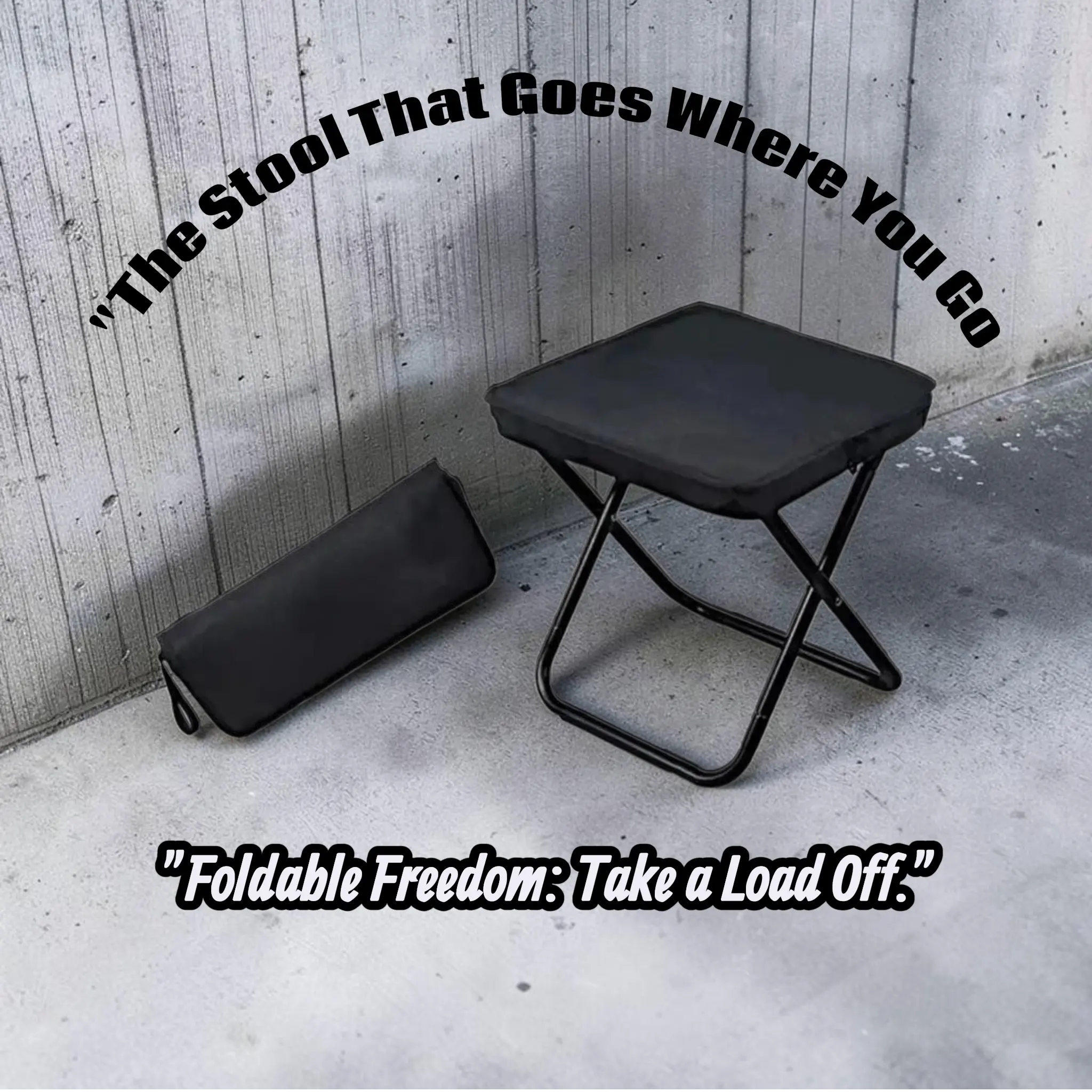 Outdoor Folding Pocket Stool Portable