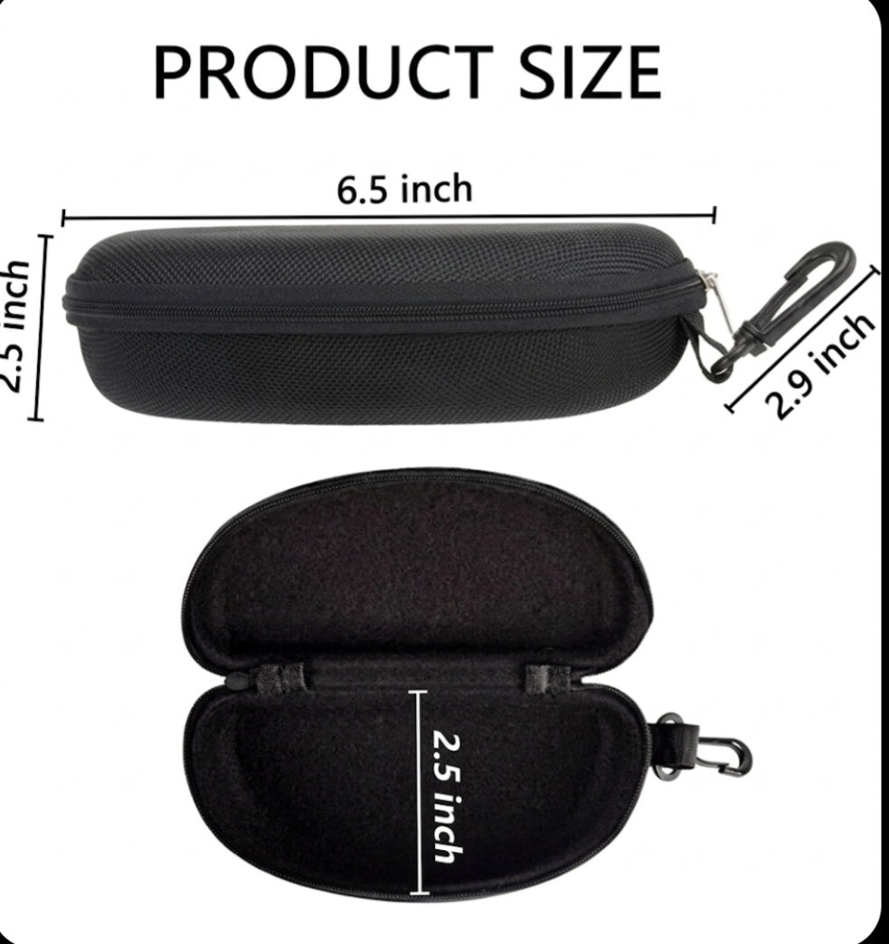Heavy-Duty Zippered Sunglasses Case-The Dazzling Guard