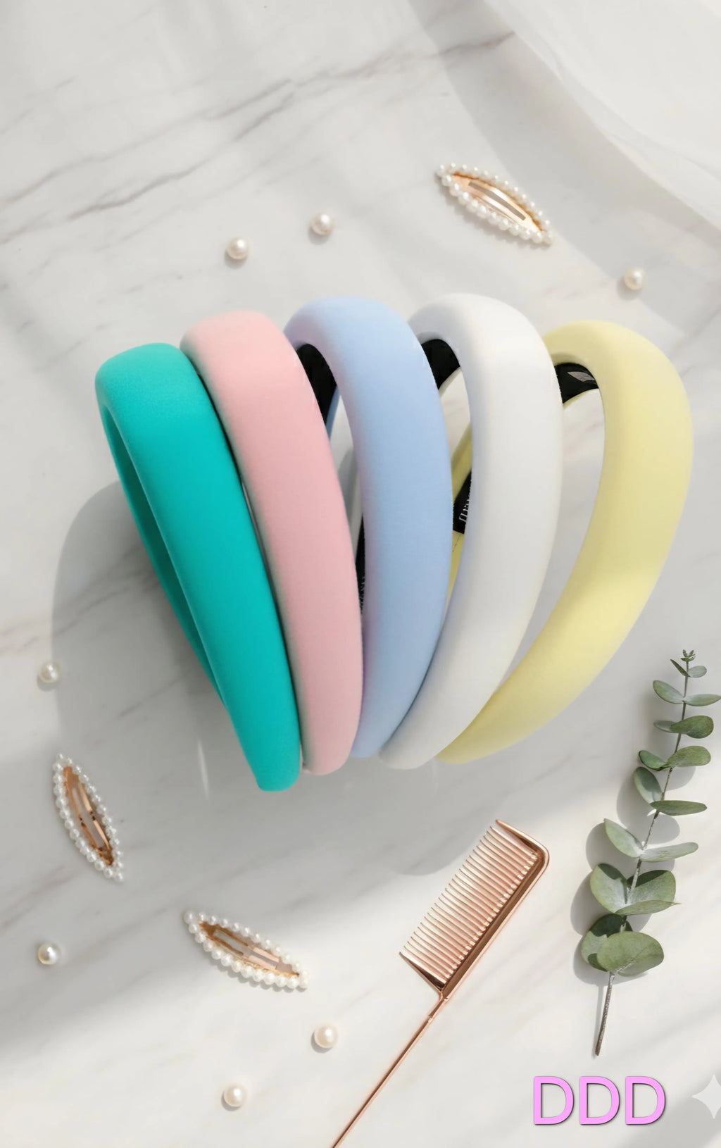 Solid Wide Polyester Spa & Style Headband Trendsi