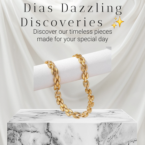 18K Gold-Plated Chunky Necklace Trendsi