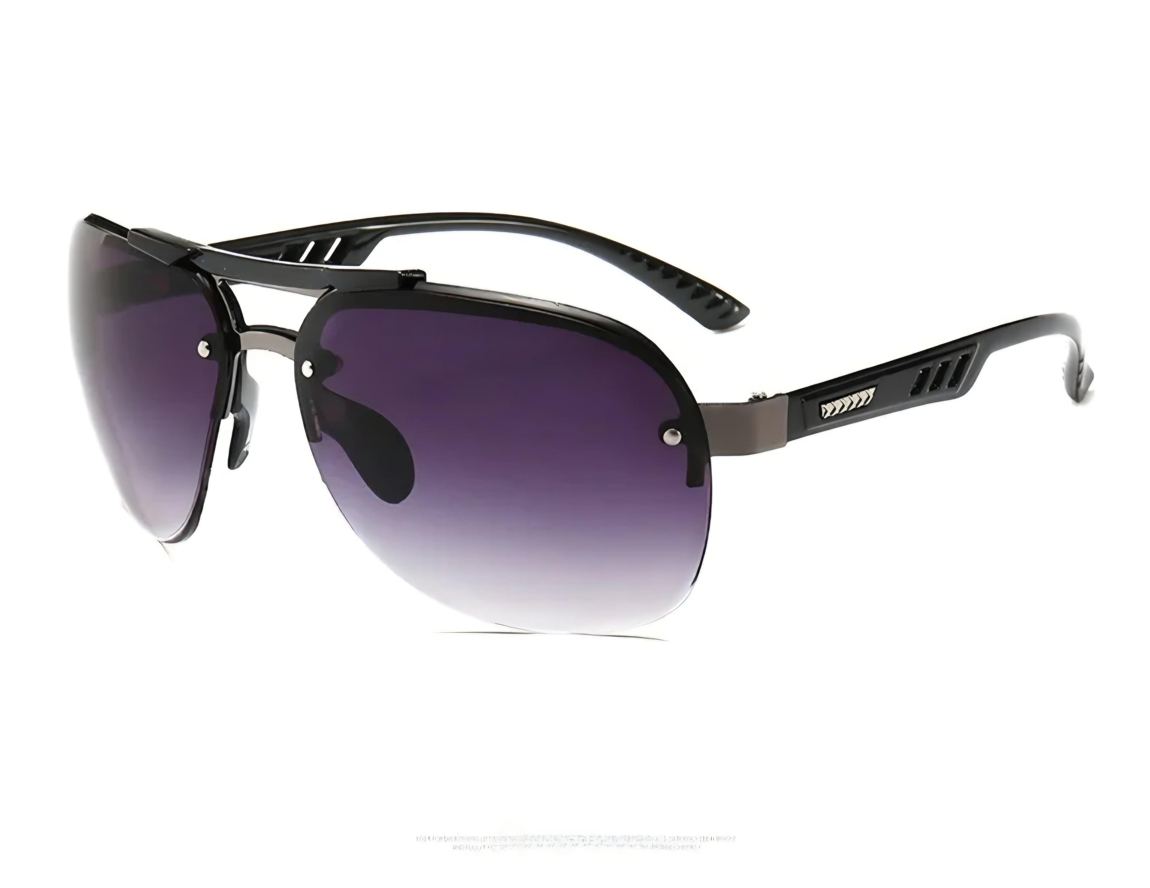 Men's Rimless Aviator Sunglasses | Lightweight Flat-Top-UV400 Protection Dias Dazzling Discoveries
