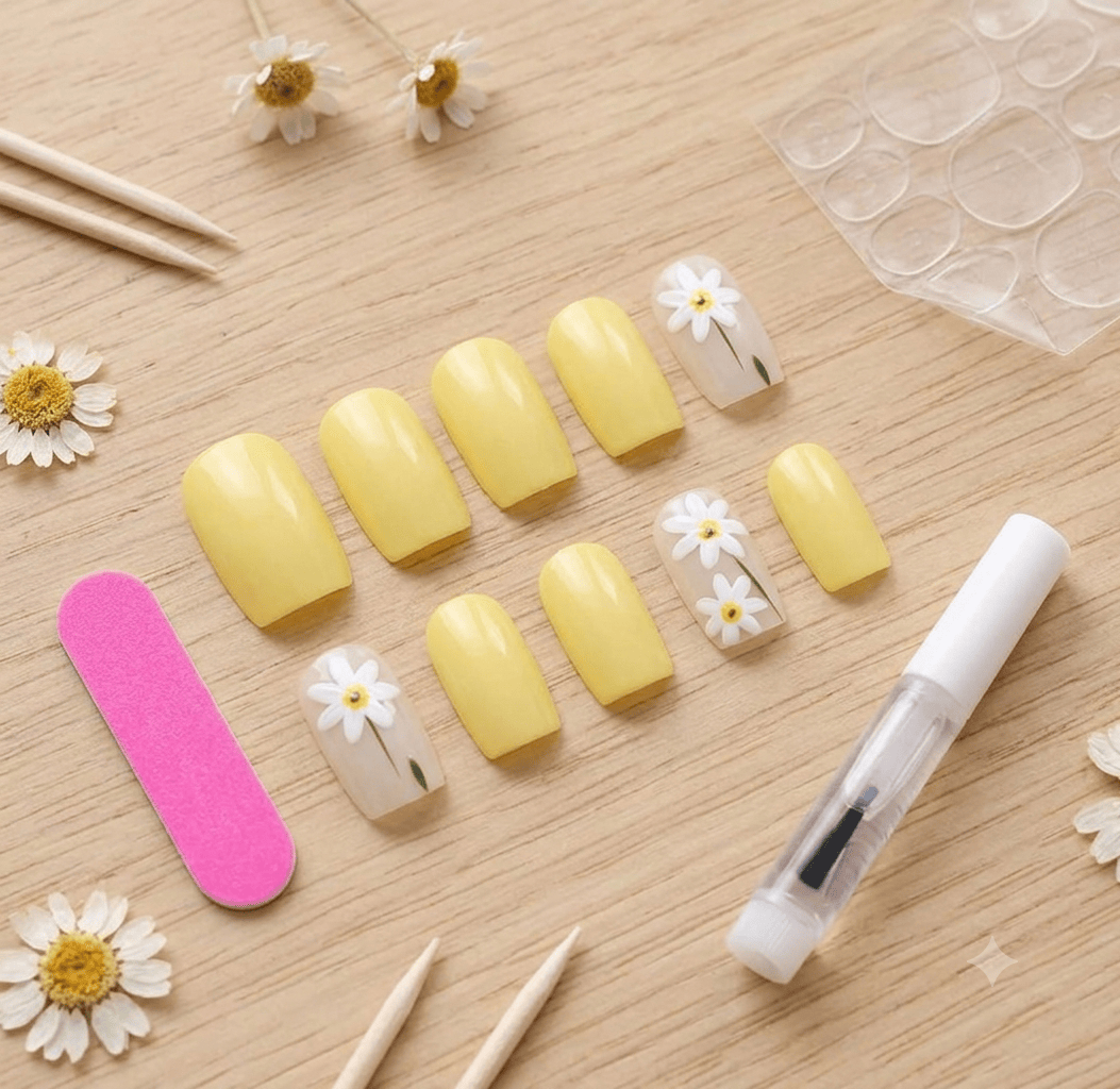 Square Press-On Nails – Trendy Multi-Design Manicure Sets Square Press-On Nails – Trendy Multi-Design Manicure Sets