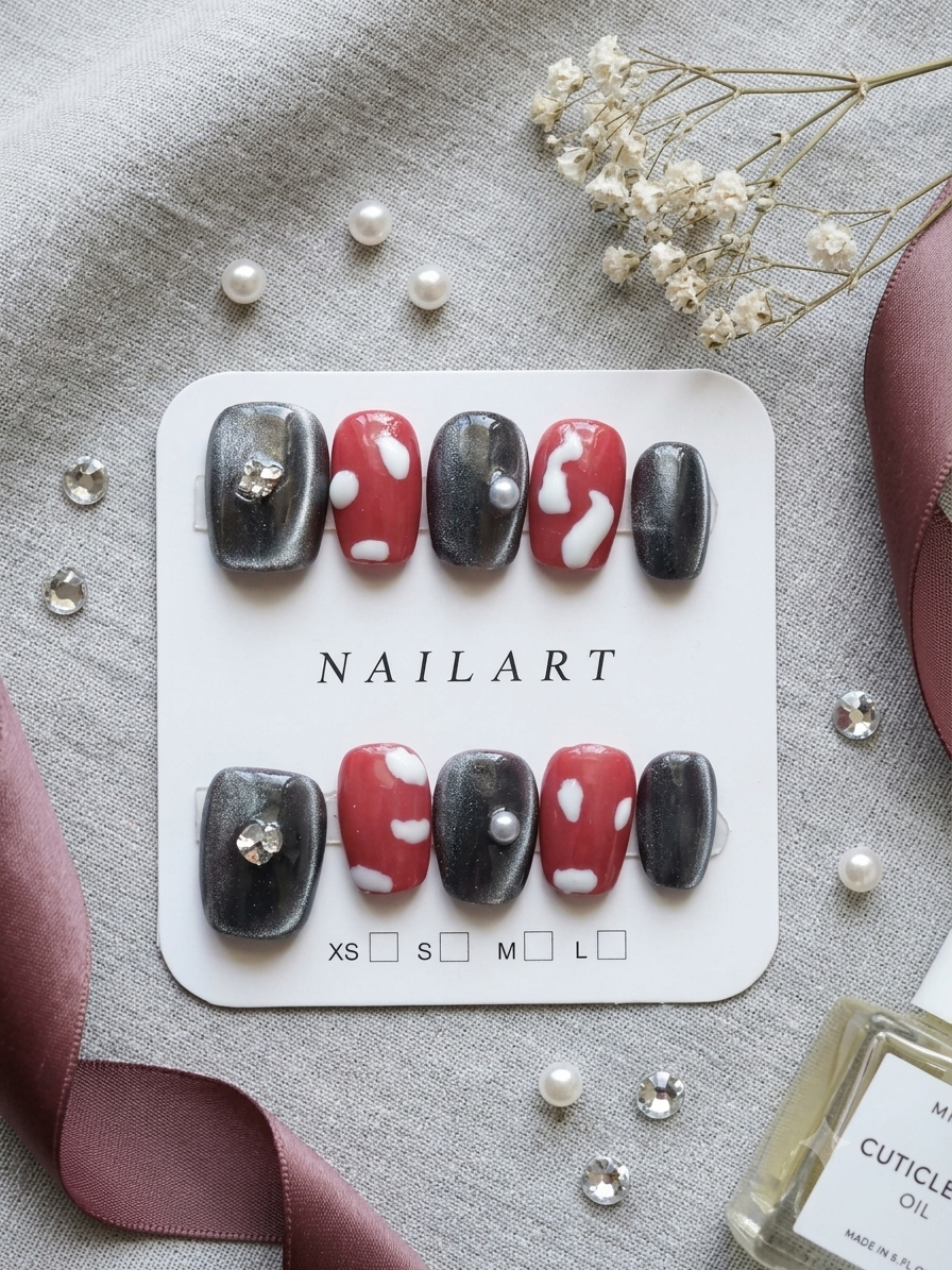 Custom Handmade Press-On Nails – Salons-Quality Reusable False Nail Sets Custom Handmade Press-On Nails – Salons-Quality Reusable False Nail Sets