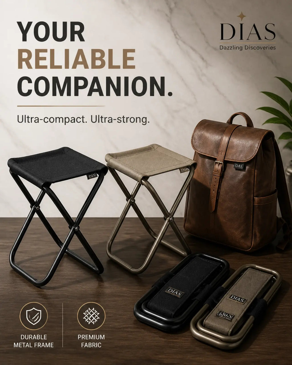 Outdoor Folding Pocket Stool Portable CJ
