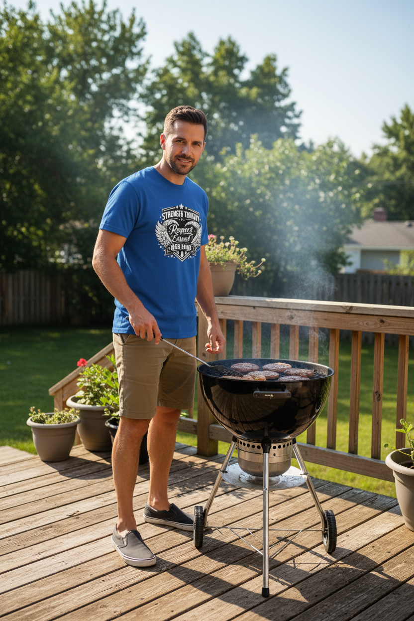 Men's Strength Taught Respect Earned Graphic Tee | Men's Den
